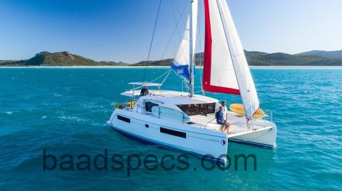 Leopard 40 Sailing Catamaran tekniske specifikationer og anmeldelser